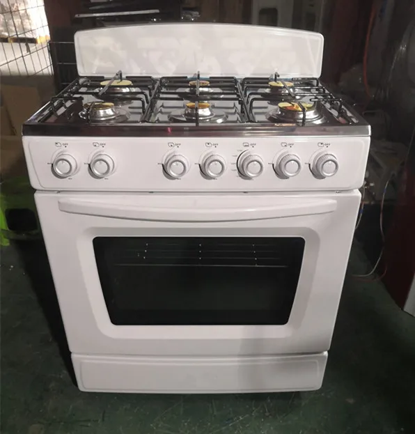 
glass cover Free standing 4 burner gas stove with oven 