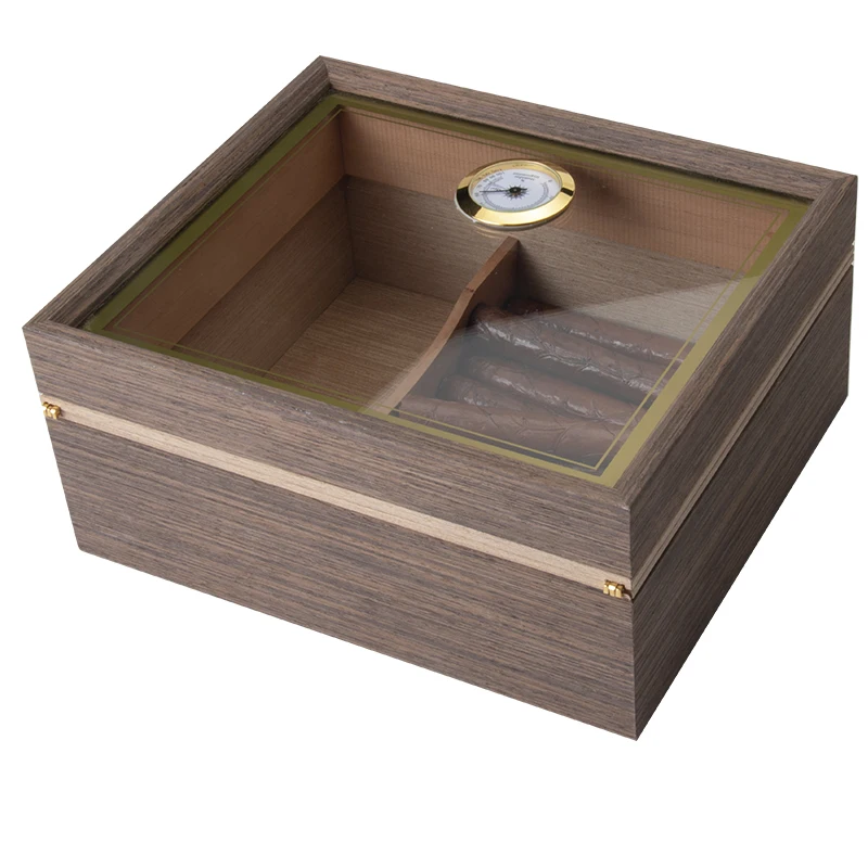Luxury Walnut Cigar Storage Box Cedar wood Cigar Preserve Case