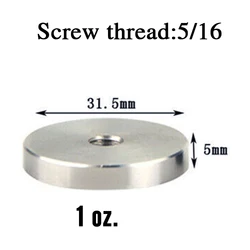 Стабилизатор лука для стрельбы из лука из нержавеющей стали, вес 5/16-24 нитки