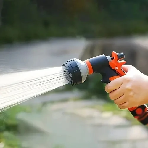 Gardening Flower Watering Gun, Alloy Garden Nozzle, High Pressure Car Wash Water Gun Spray Gun