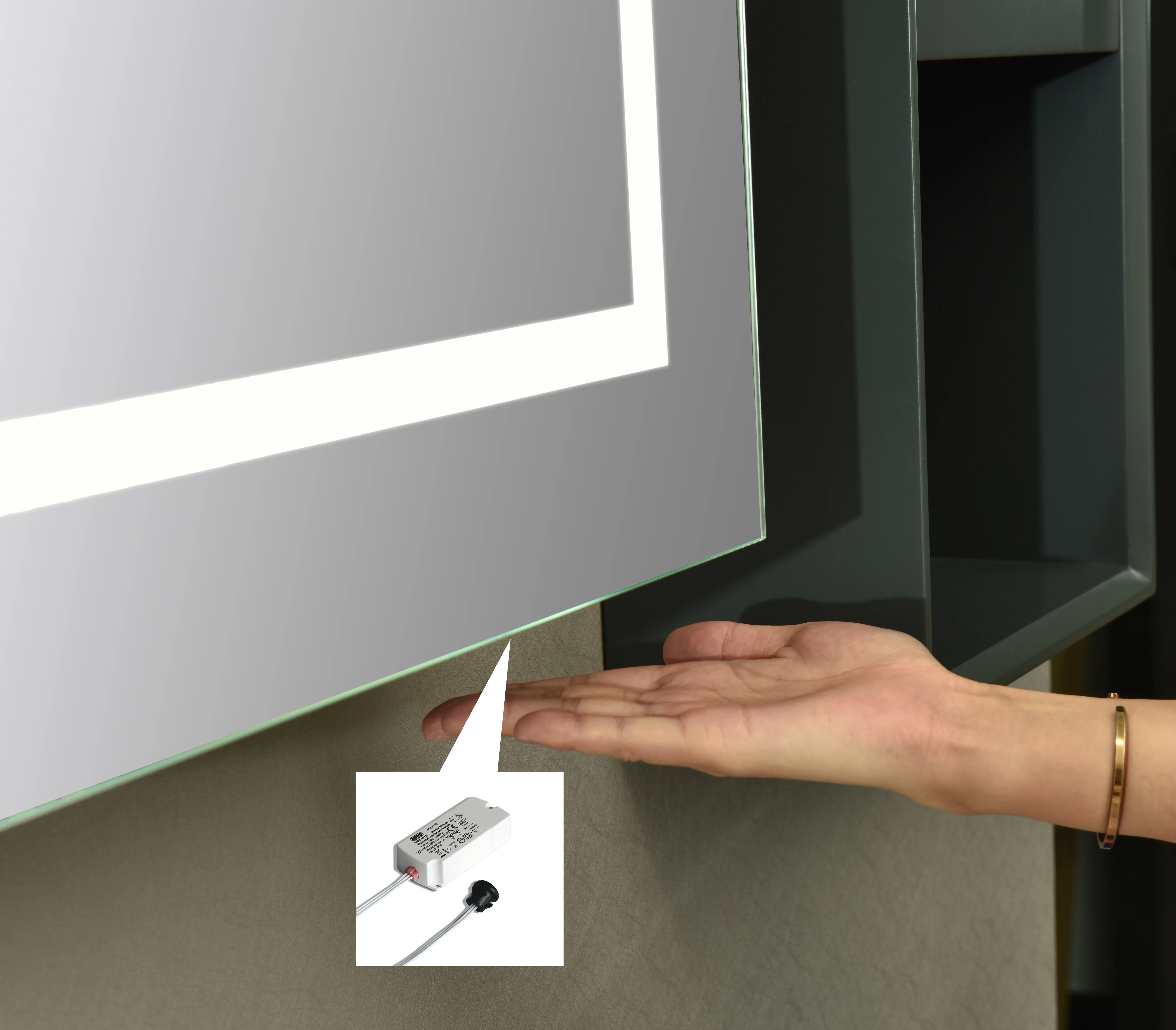 CE Led High Voltage 220V 240V Light Hand Sweep Automatic Infrared Motion Sensor Switch