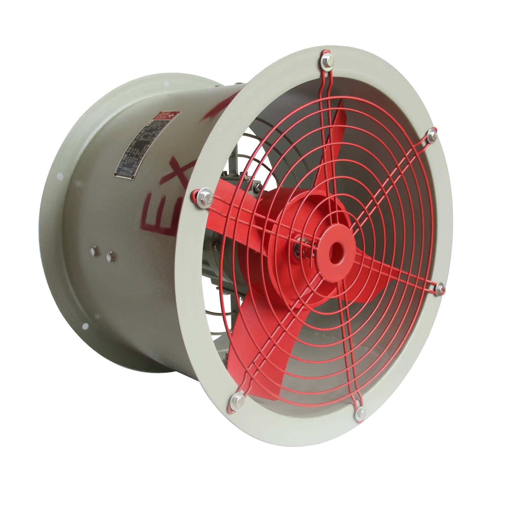 Flame-proof Axial Fan ATEX 16inch With Flexible Air Duct AC axial blower fan for industrial