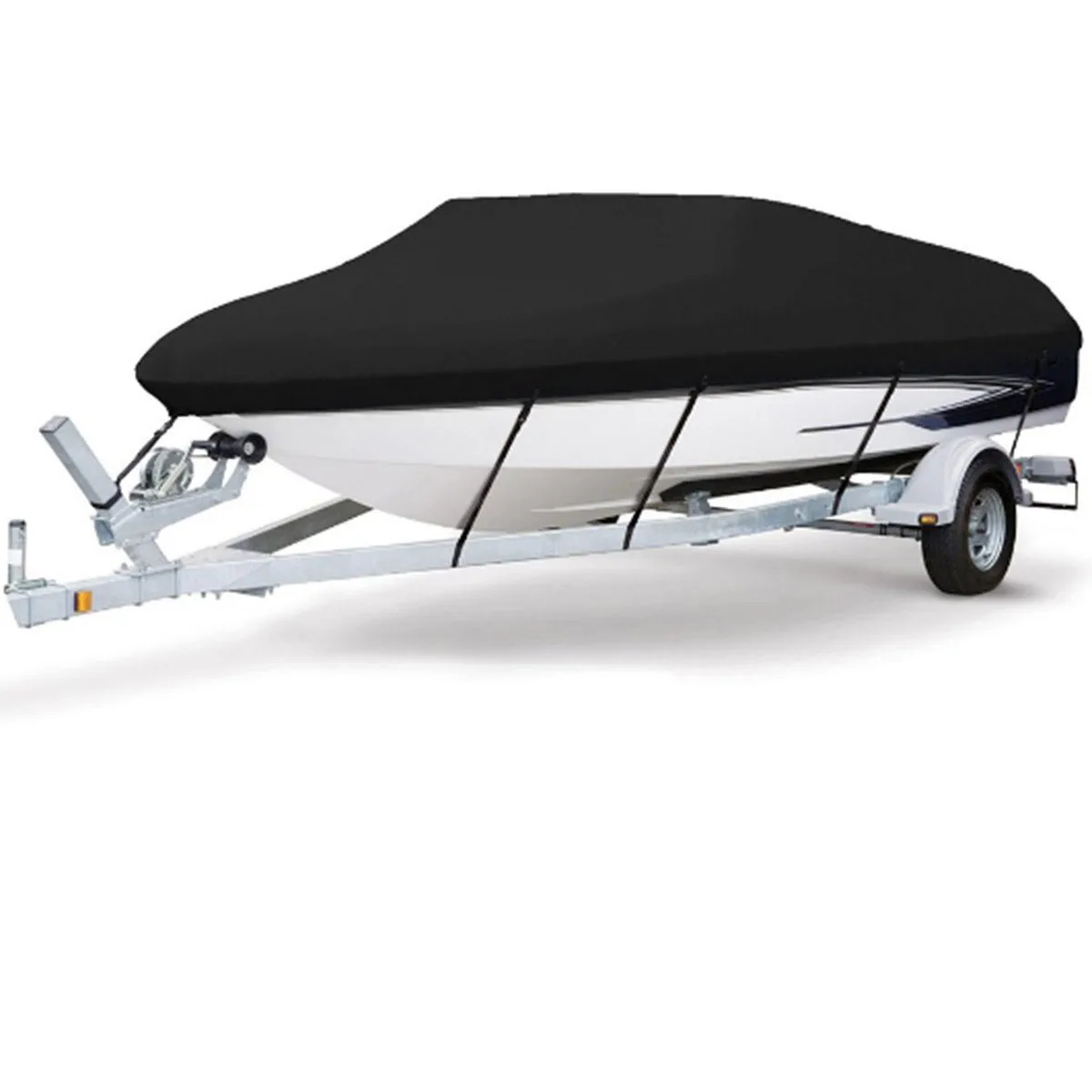 210 d водонепроницаемое судно, рыболовная лодка, тяговый v-образный квадратный чехол для лодки, защита от дождя, закрытый