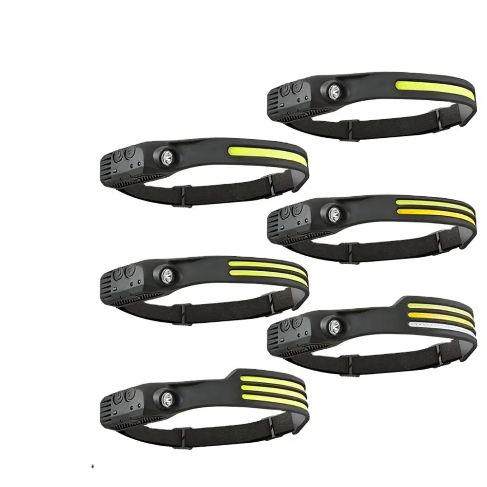 Уличные силиконовые фары перезаряжаемые Usb водонепроницаемые 350 Люмены Cob 230 градусов Светодиодные с датчиком движения