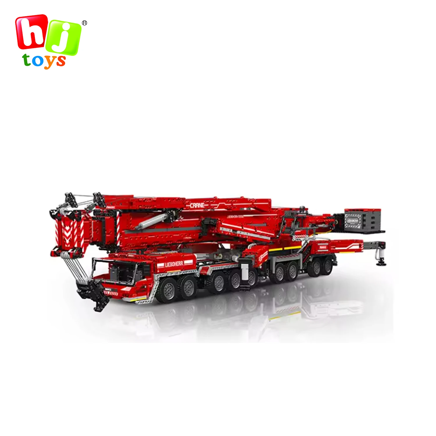 MOULD KING 17008 Technical Educational Toys APP RC Motorized LTM11200 Red Crane Truck Model Bricks Kid Gift Building Blocks