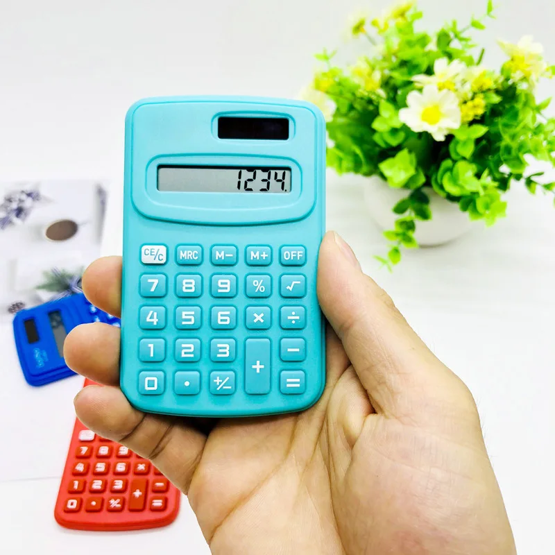 Calculator High Quality Stationery School Office Portable Cute Mini Pocket Calculator
