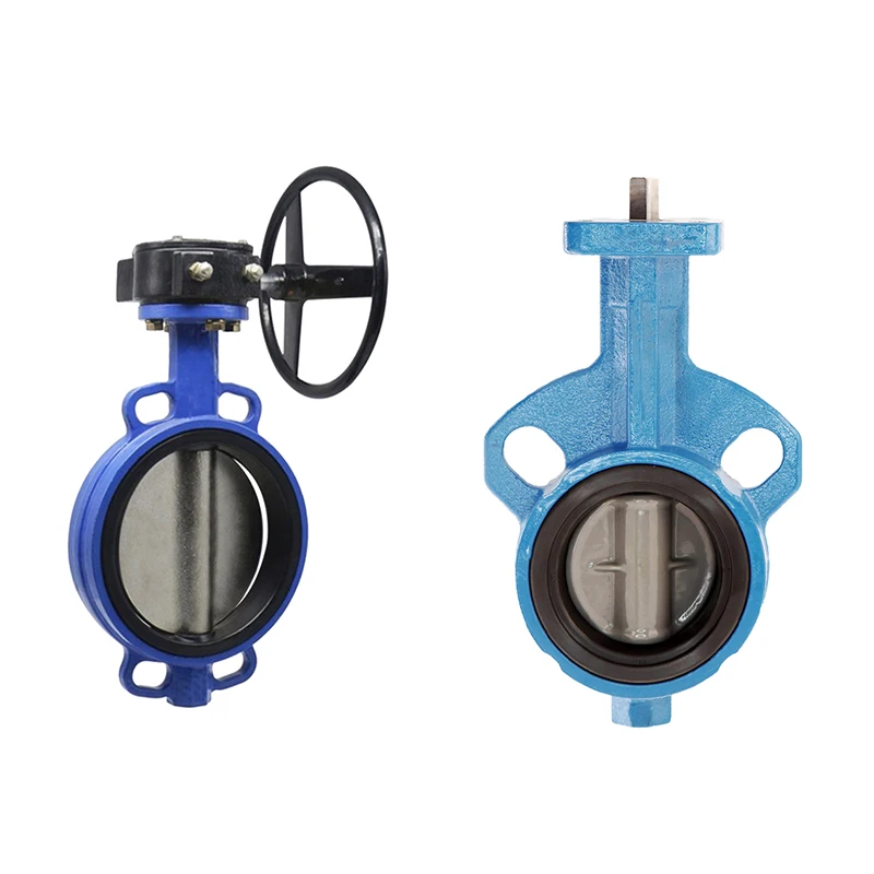 Handle type plate ductile iron soft seal stainless steel DISC butterfly valve