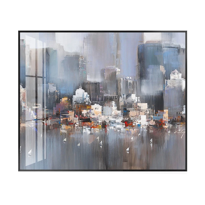 Decorative paintings Large Stock Wall Art Painting Nordic mural Decorative paintings abstract electric meter box