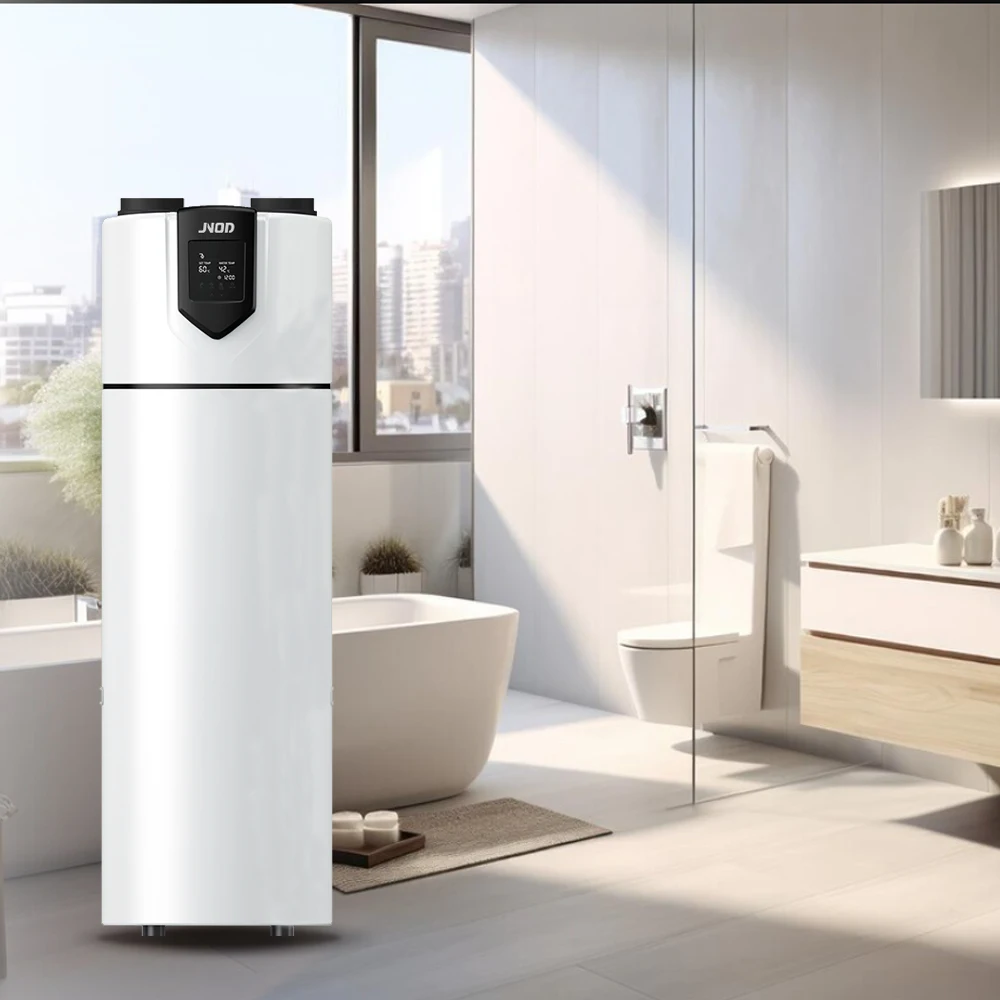R290 All in One Air Source Heat Pump Water Heater 200L/300L with Micro Channel