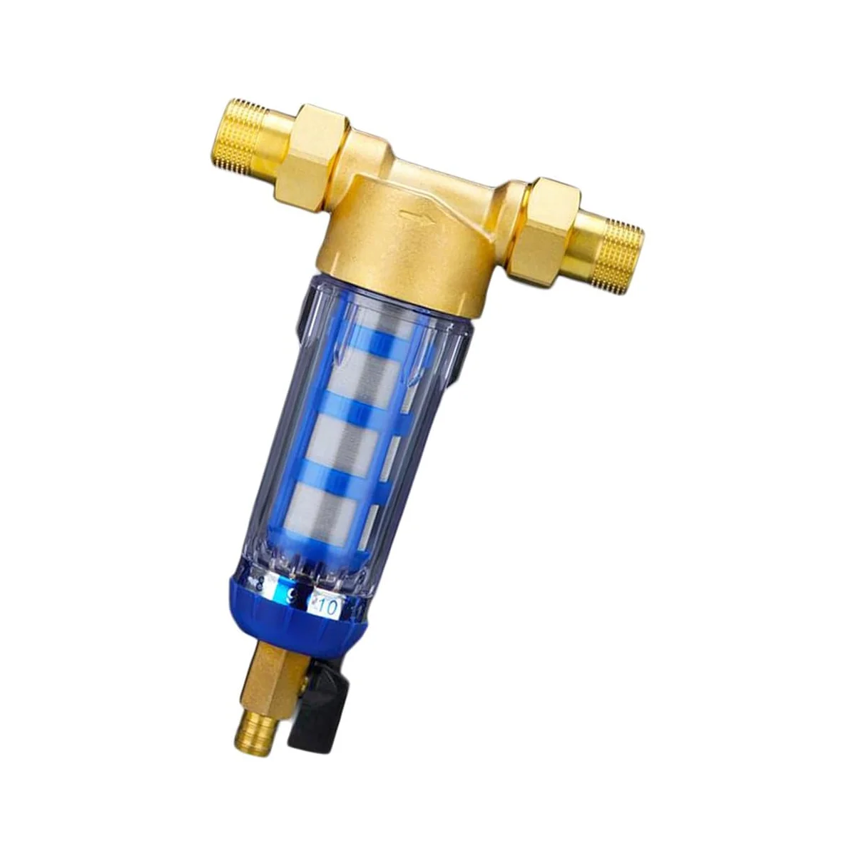 40 Micron Spin Down Reusable Whole House Pre-Filtration Sediment Water Filter System Oem