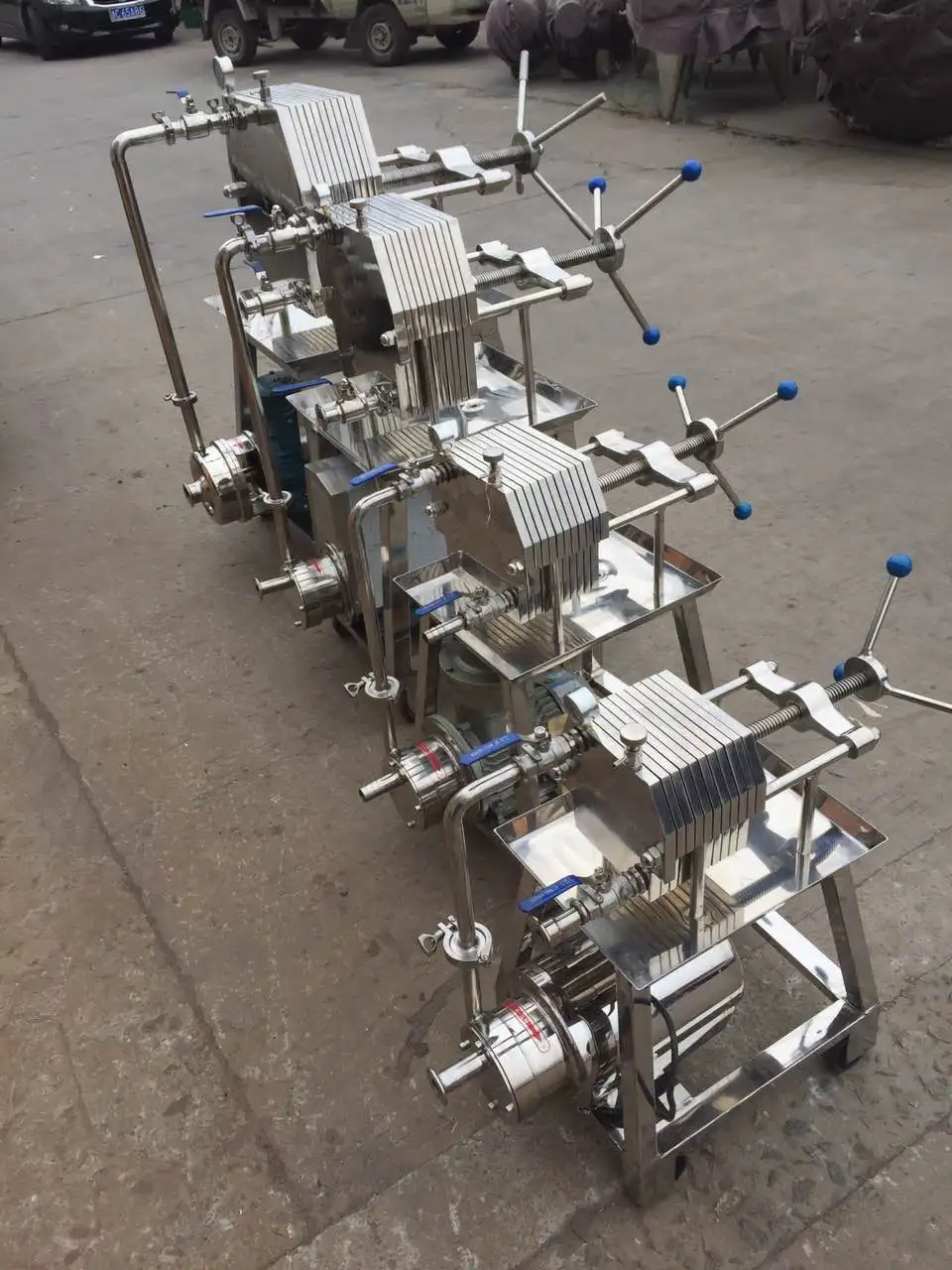 
Stainless steel beer wine juice beverage food grade plate frame filter press 