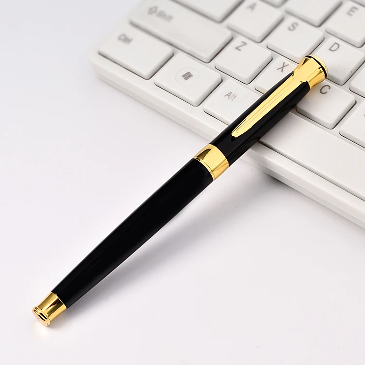 Wholesale and Retail Custom Metal Pen Logo Welcome Luxury Writing Pen Classic Fountain Pen Stylo Plume
