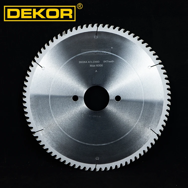 
Dekor 350x3.5/2.5x108T TCT Circular Saw Blade for Panel sizing machines 