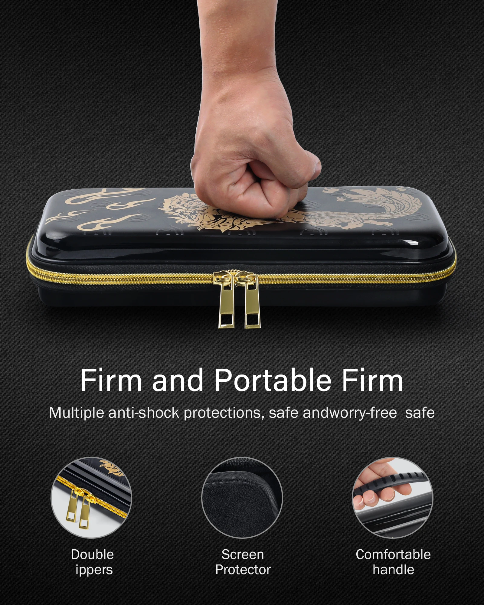 Цветной упаковочный материал OEM EVA Joy Piece Iksnail Размер сумка переключатель NS чехол для Nintendo Switch Bag