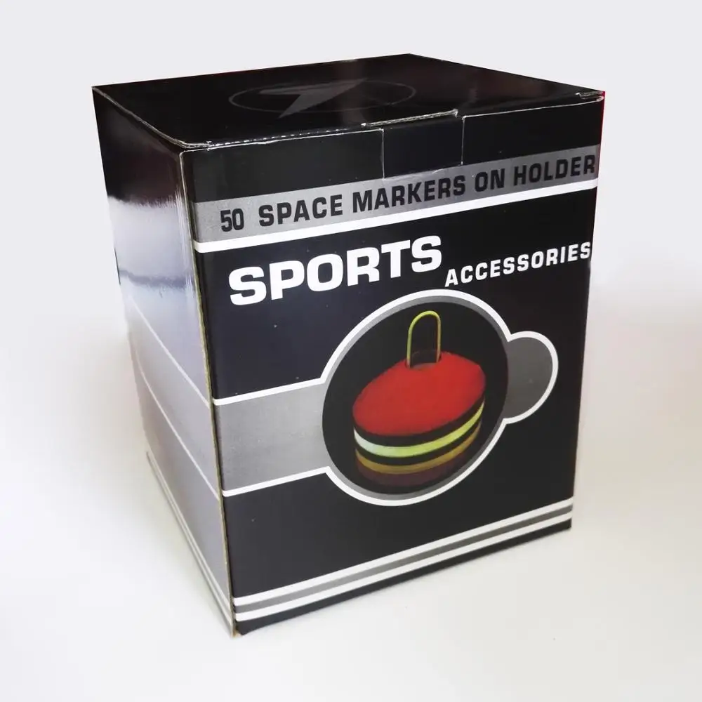 one set of 50 Disc Cones Soccer Football Field Marking Coaching Cones