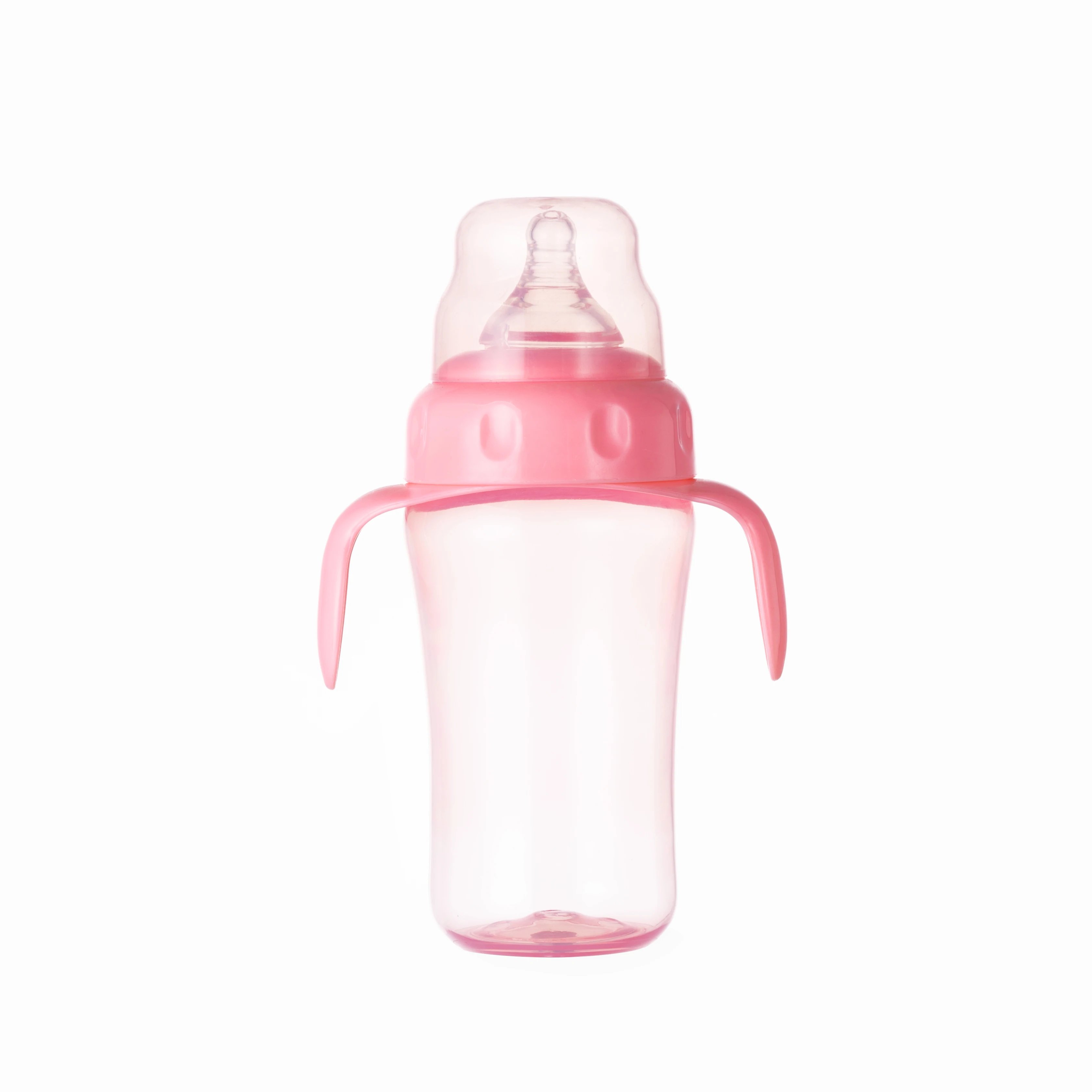 New Baby Feeding Products BPA Free 3 in 1 Lovely Cartoon 150ml/210ml/330ml Baby Sippy Cup/Baby Training Bottle With Straw