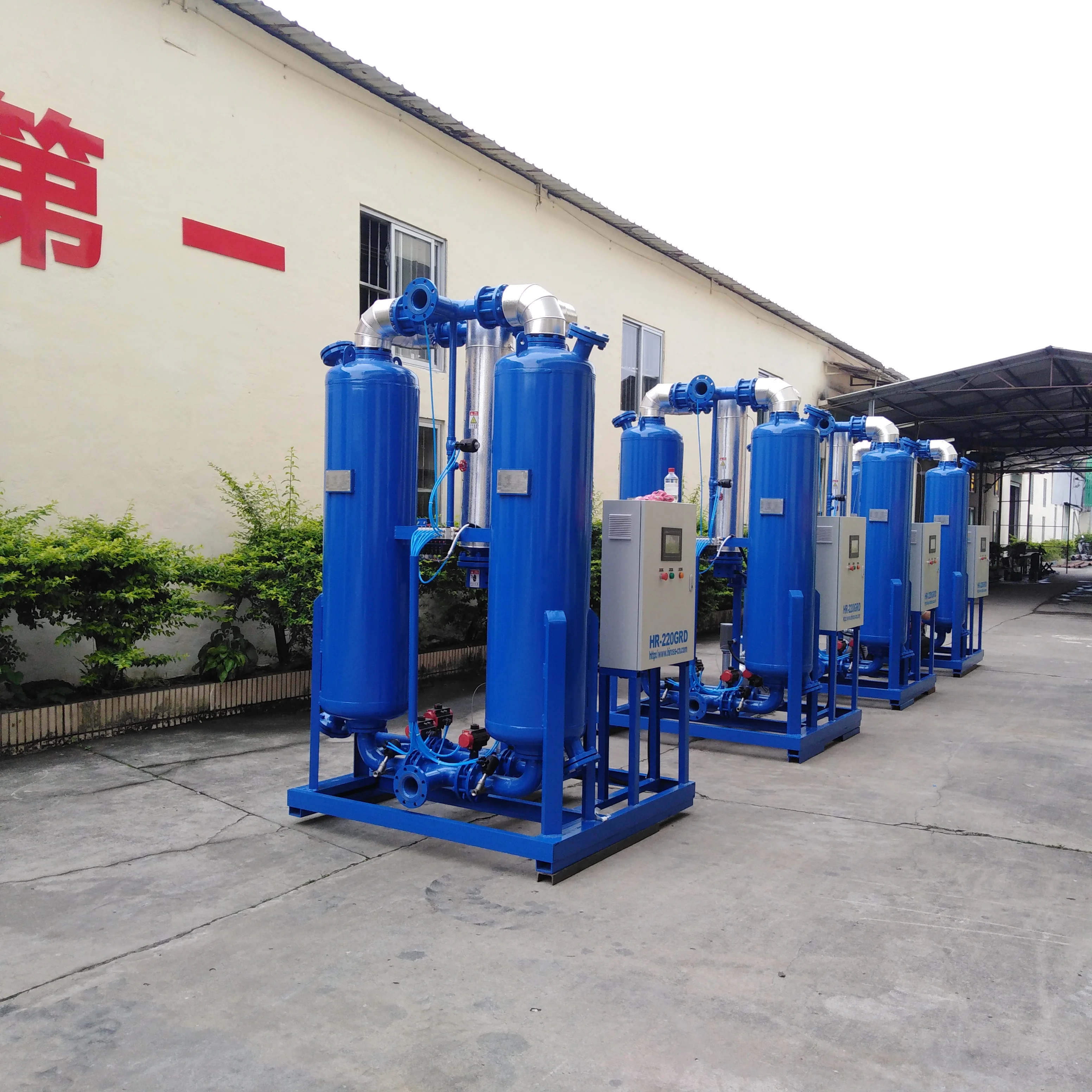 Zero Gas Consumption Blower Heated Twin Tower Desiccant Air Dryer