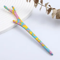 BELLEWORLD Factory Customized Chinese style Classic elegant antler branch acetic acid hair sticks acetate hair forks