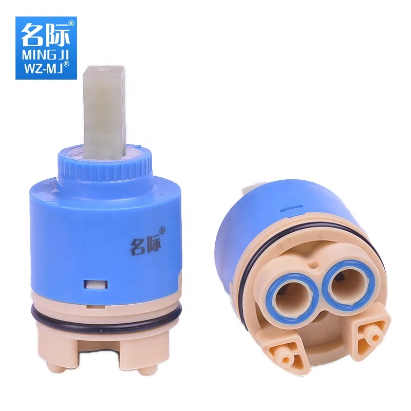 WZ MJ 40mm Idling Double Seal Plastic Ceramic Faucet Cartridge with Feet (1600568647054)