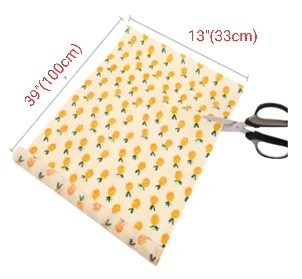 
Natural Washable Beeswax food wrap reusable beeswax food wrap roll sustainable eco friendly products 