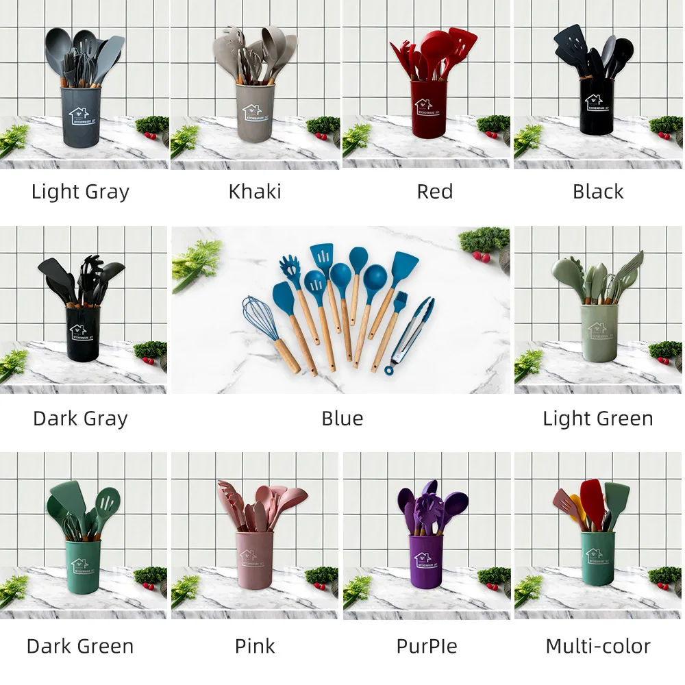 Cooking Spatula Set Decorative Spatulas Whisk Frother Multi Smart Kitchenware Kitchen Accessories Tools Gadgets Utensils