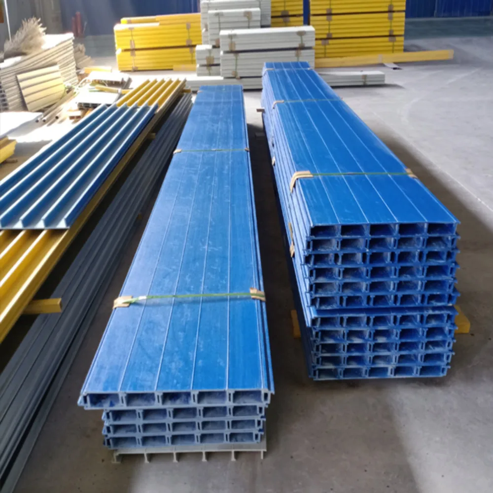 FRP sewage treatment plant waste water tank is covered with FRP odor proof arch cover plate and pultrusion cover plate