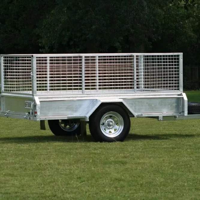 2024 Hot Sales  6x4 7x4 7x5 8x5 Galvanized Box /utility/car  Trailer