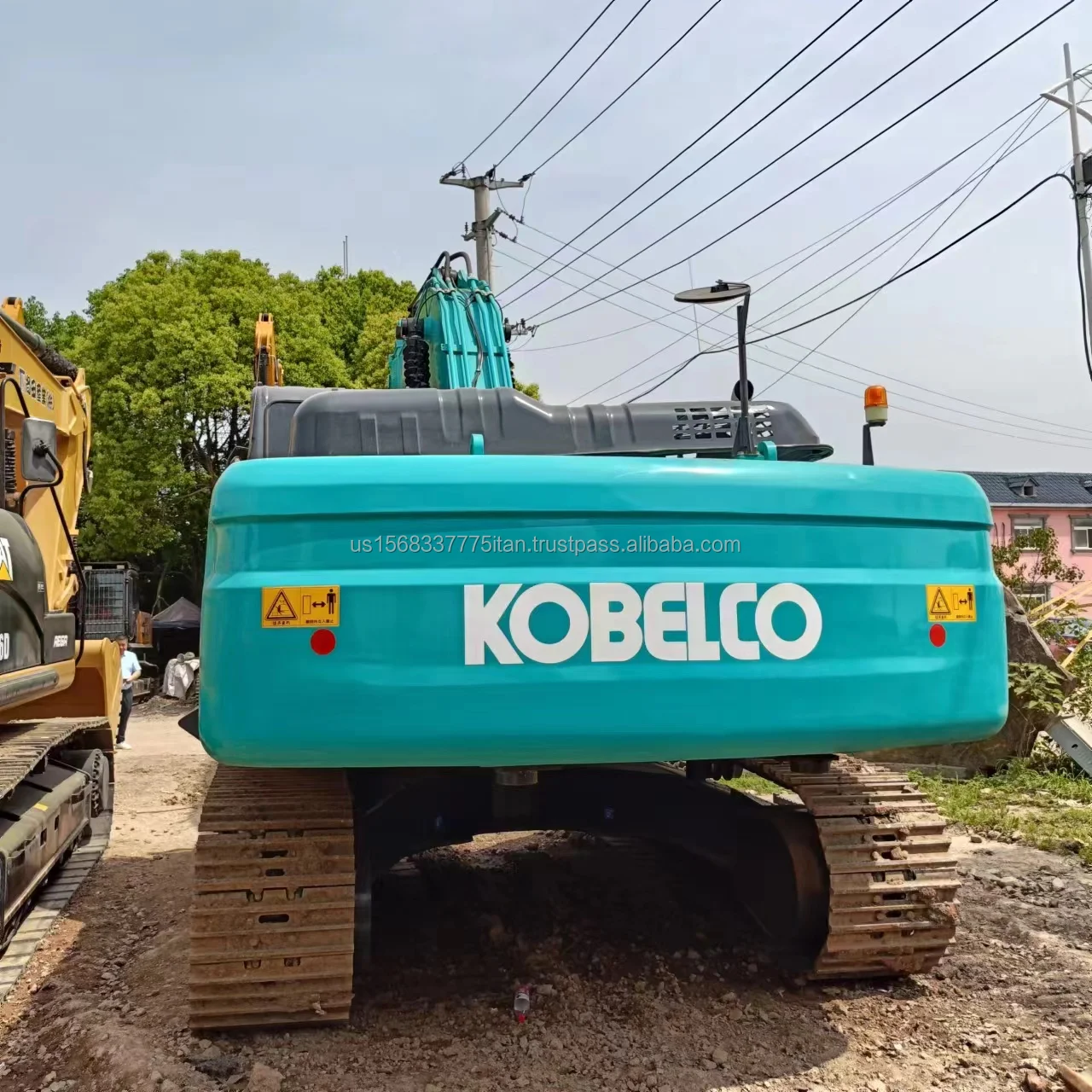 Большая машина экскаватор Kobelco SK350 Подержанный хорошая производительность низкая цена японская гидравлическая строительная