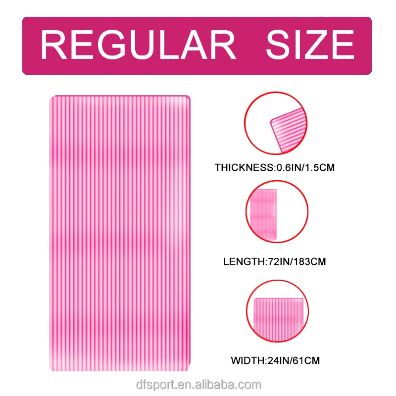 NBR TPE Rubber Yoga Mat High-Density 5mm & 6mm Thick for Home Gym Pilates Customizable Logo OEM Sports Mat