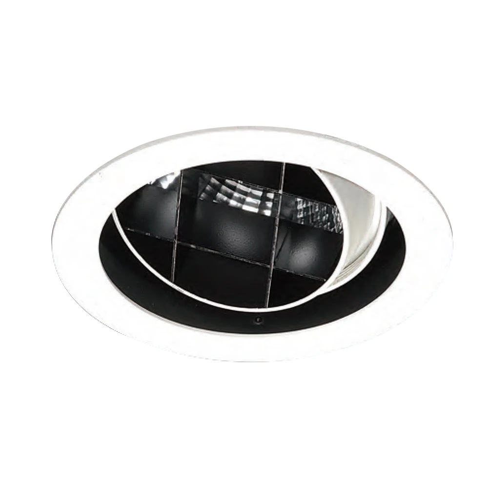 
Factory price commercial black housing led recessed downlight fixture 