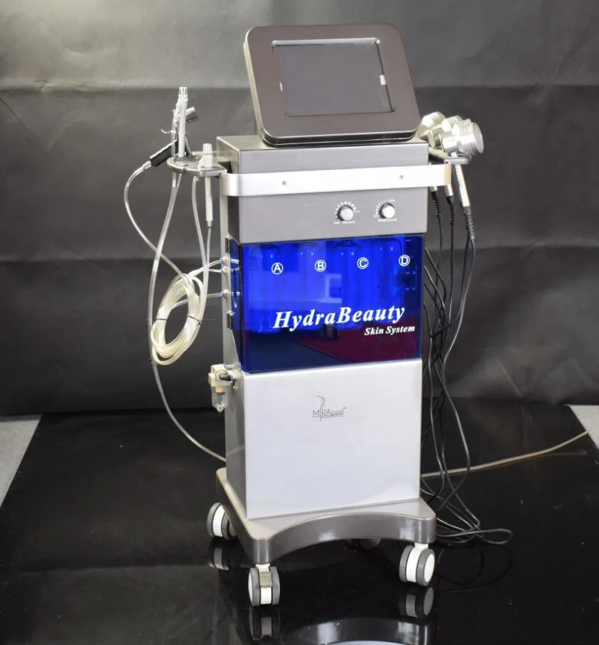 
Newest High Frequency Acne Facial Solution MD Hydra Dermabrasion Scrubber Hydro Machine 