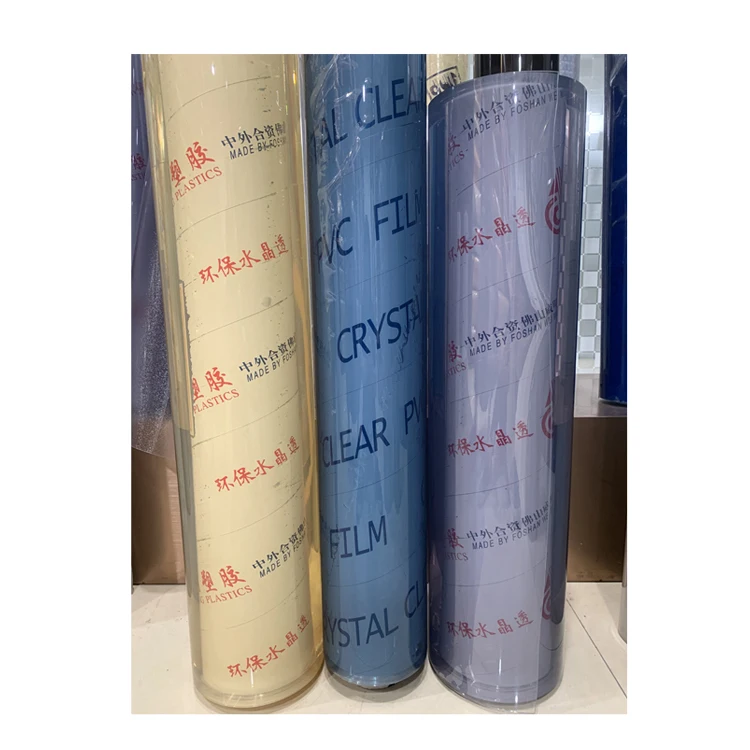High Quality PVC Transparent Film PVC Film Roll super clear film roll