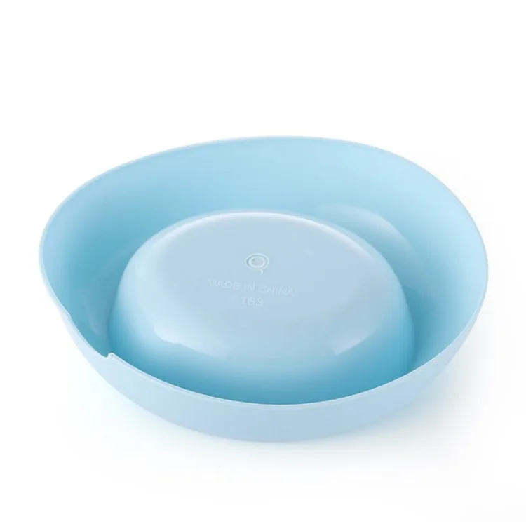 New Healthy Fish Bone Shape Puppy Plate Dishes Non-Slip Dog Bowls Slow Feeder