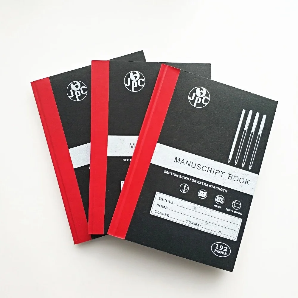 Student A4 / A5 Writing Hard Cover Counter Book With Red Margin