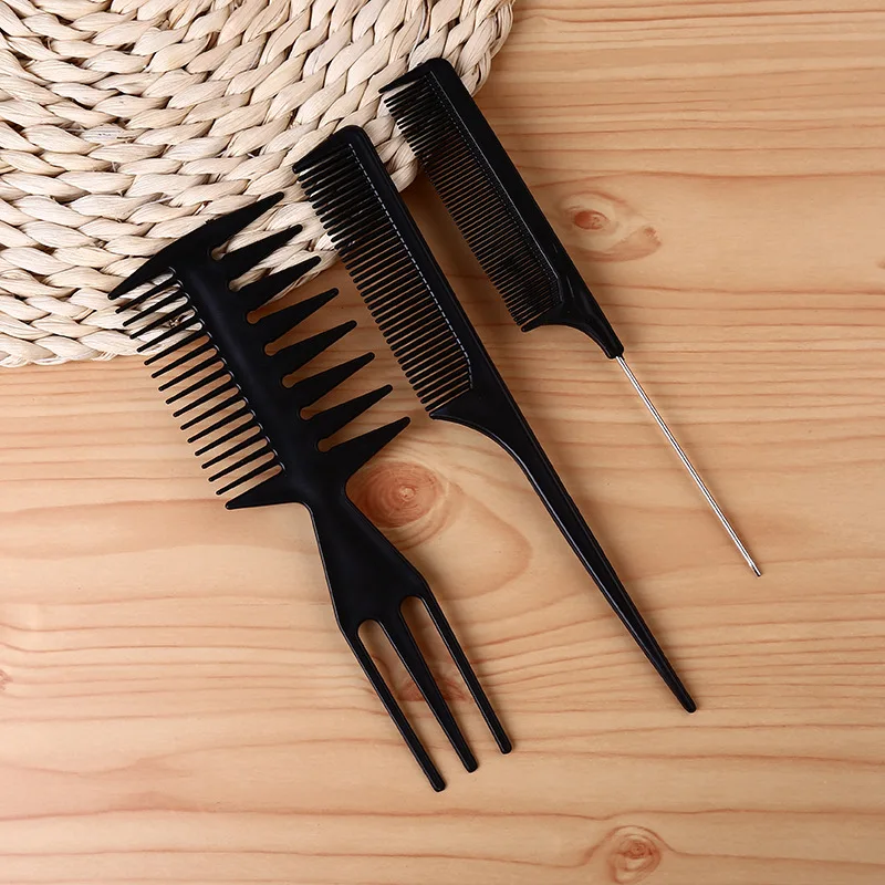 YUE Explosion Style Simple New 10-piece Hairdressing Comb Hairdressing Comb Combination Set Barber Shop  Hairdressing Comb