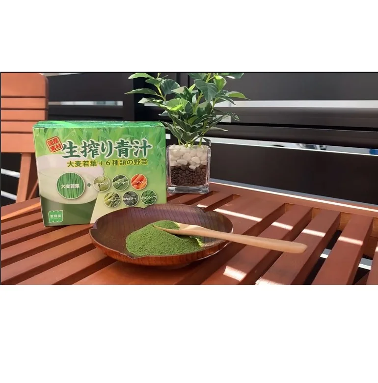 Unique extraction barley juice powder organic health drink blended natural energy boost