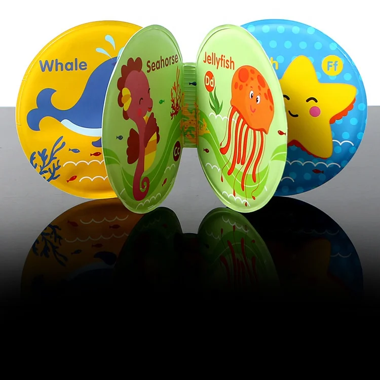 Bath Books Baby Education Toy Intelligence Development EVA Floating Cognize Book Educational Toy Cloth Book