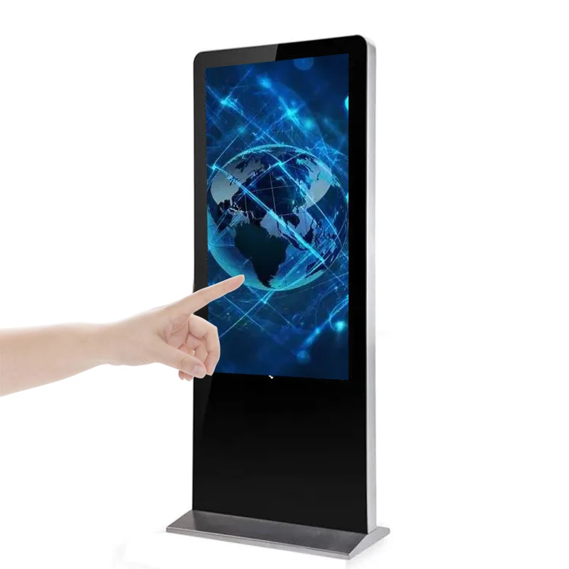 Hot Selling 43 Inch Interactive Touch Screen Display Digital Signage Android Full Hd Information Kiosk For Advertising