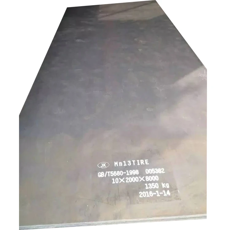 High Manganese Mn13 Abrasion-Resistant Chromium Carbide Wear Plate Submerged Arc Welding Steel Plate BS Standard