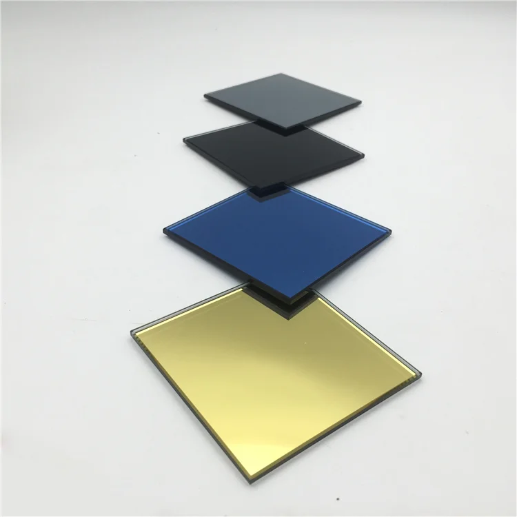 3mm4mm5mm6mm bronze gold black blue tinted mirror glass