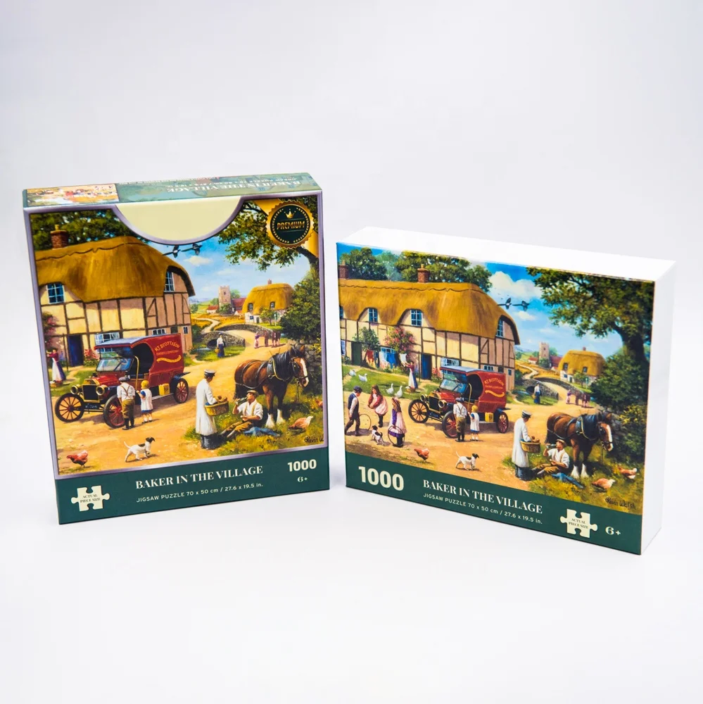 The latest hot paper saw blade jigsaw puzzle, 100 to 1000 pieces of special-shaped jigsaw puzzle for adults and children