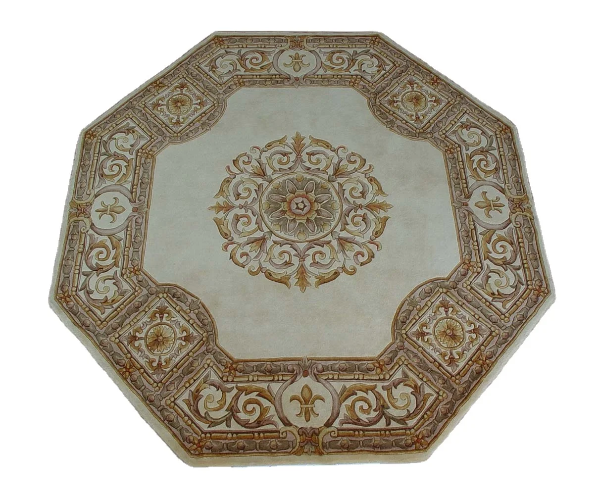 
Octagon wool carpet and rug for bedroom 