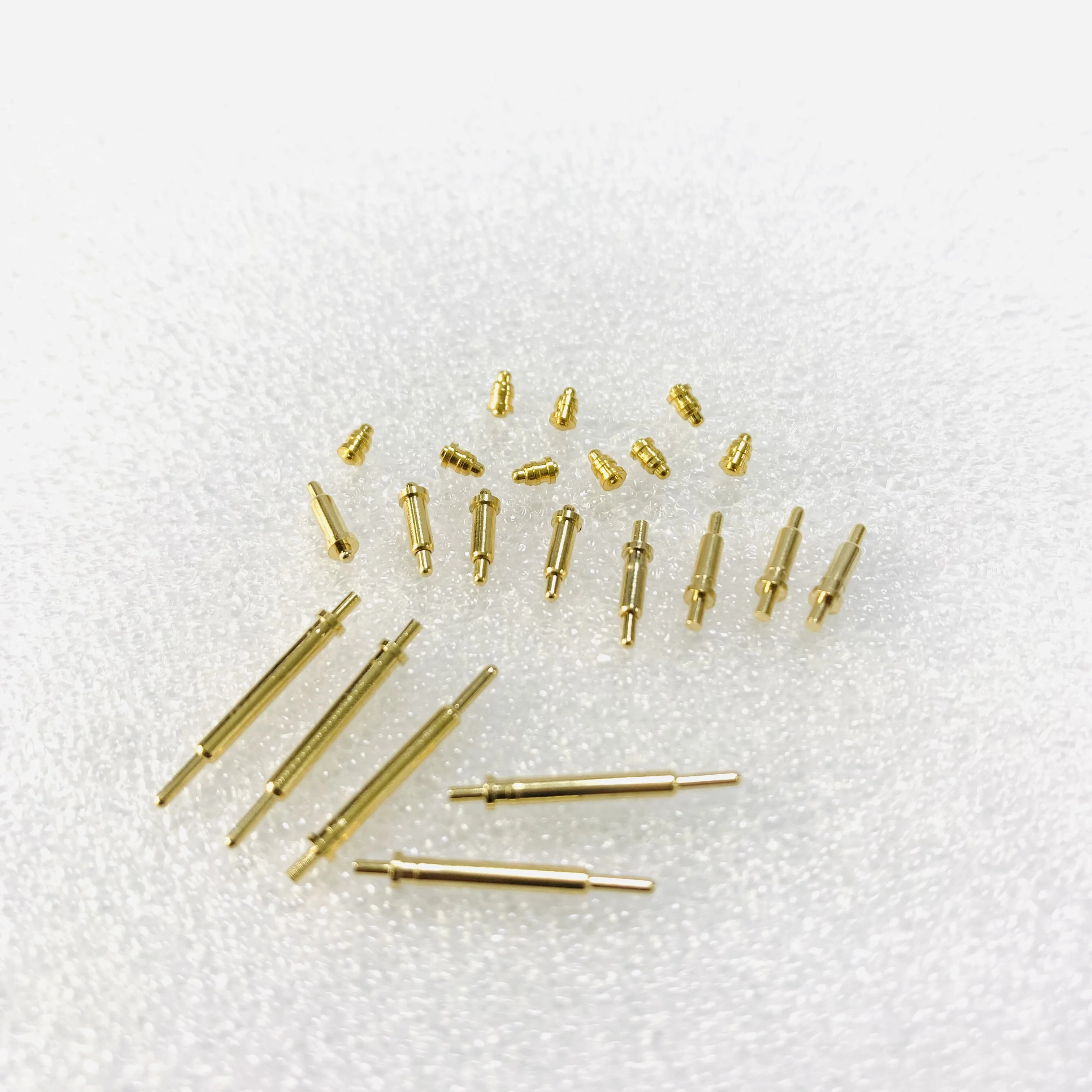 POGO PIN Brass Gold-Plated Latch Charging PIN Spring Machining Services Product