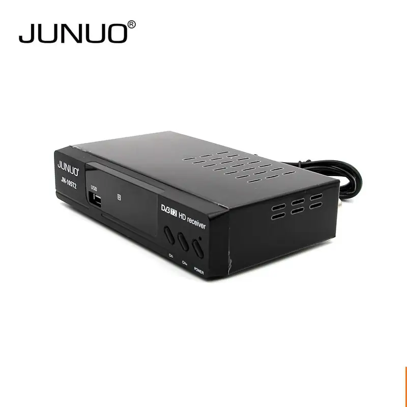 JUNUO 1080P HD Sunplus 1509C DVB T2 приемник набор Top Box Цифровой DVB-T2 коробка