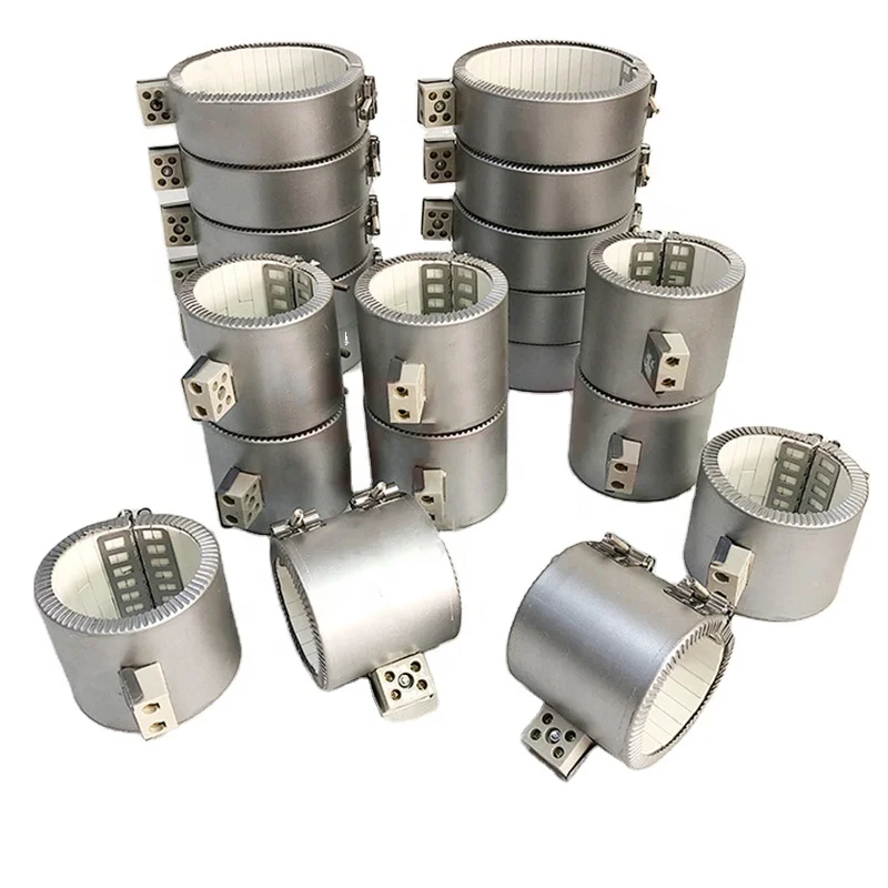 Barrel Heaters Element 120V 240V 380V High Density Plastic Extruder Induction Ceramic Band Heater 130mm