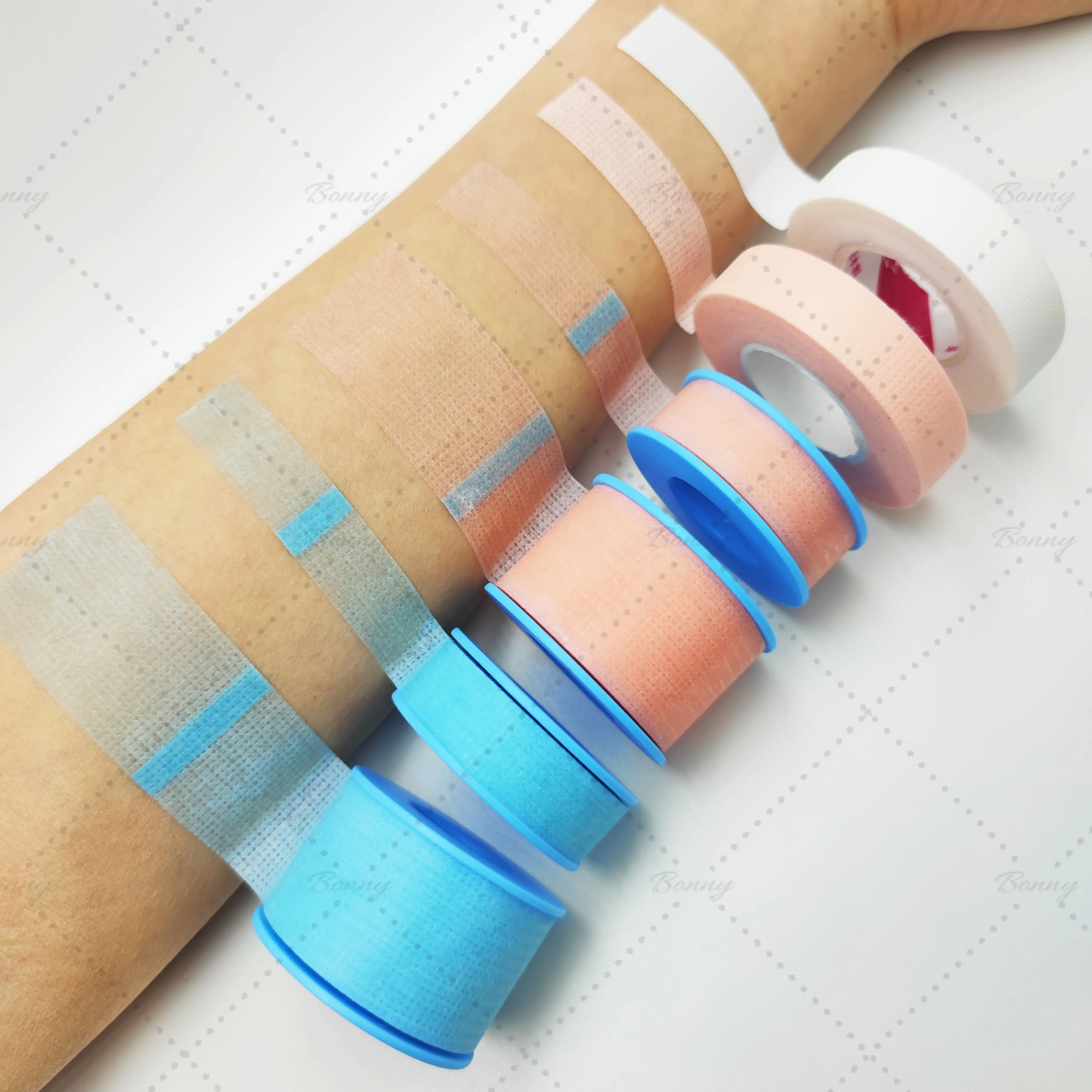 Pink White Blue Sensitive Skin Lash Tape Silicon Gel Eyelash Extension Tape