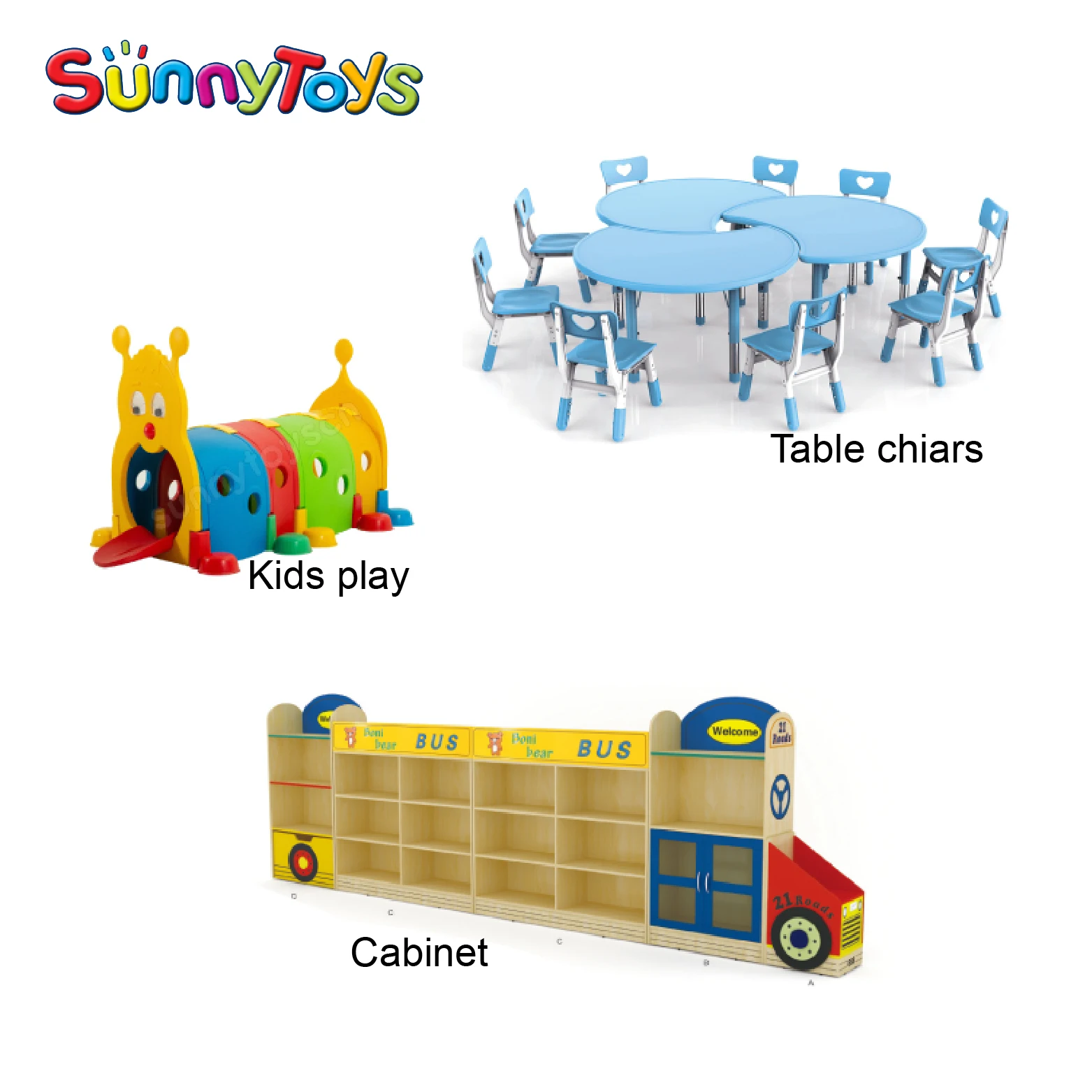 Room Furniture Study for Kindergarten Car Table for Children