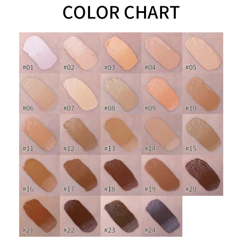 Wholesale Vegan Make up Foundation Long Lasting Full Coverage Liquid Matte Foundation Cream No Logo