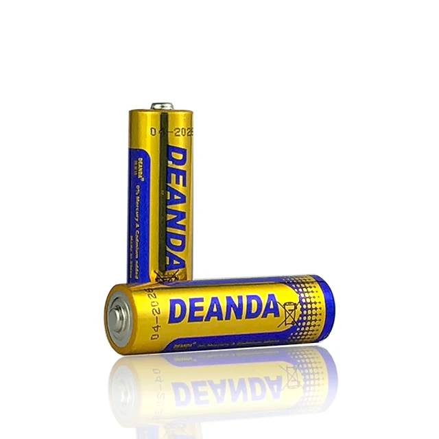 Низкая цена, долговечная одноразовая Первичная щелочная батарея No.5 lr6 Размера aa am3 1,5 в, сверхмощная сухая батарея