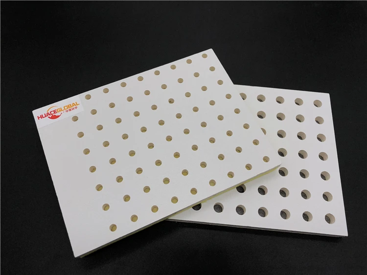 
HC010 Best Price custom perforated Acoustic wall panels gypsum board 